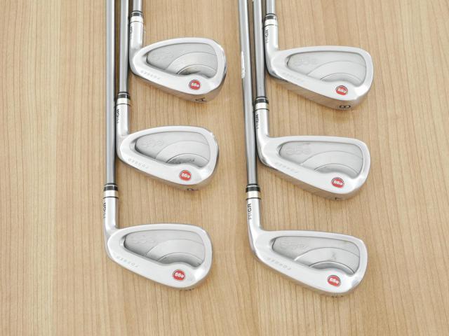 Iron set : PRGR : ชุดเหล็กกระเทย PRGR NEW Egg Forged (รุ่นปี 2020 ตีง่ายและไกลมากๆ เด้งสุดๆ COR 0.82) มีเหล็ก 6-Pw,Aw (6 ชิ้น) ก้านกราไฟต์ Flex SR (M40)