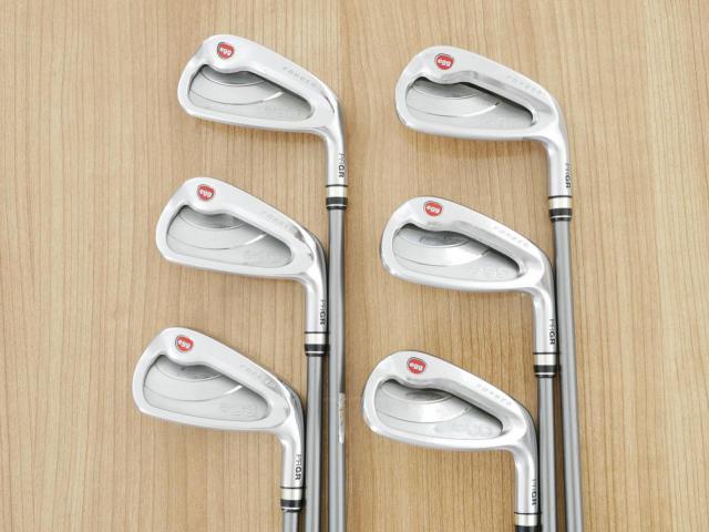 Iron set : PRGR : ชุดเหล็กกระเทย PRGR NEW Egg Forged (รุ่นปี 2020 ตีง่ายและไกลมากๆ เด้งสุดๆ COR 0.82) มีเหล็ก 6-Pw,Aw (6 ชิ้น) ก้านกราไฟต์ Flex SR (M40)