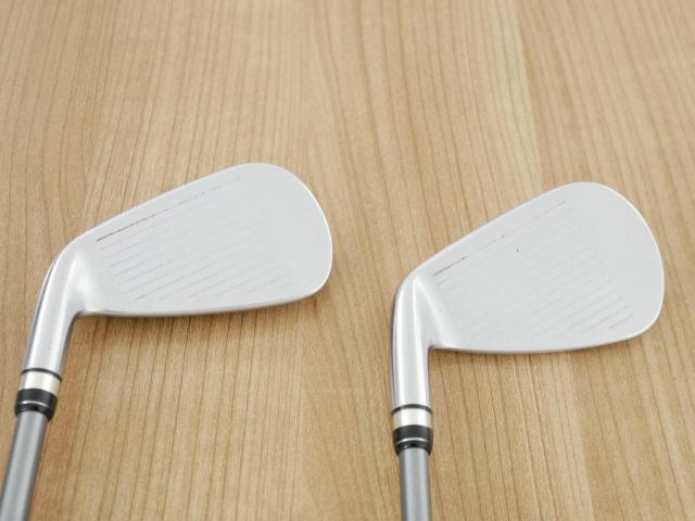 Iron set : PRGR : ชุดเหล็กกระเทย PRGR NEW Egg Forged (รุ่นปี 2020 ตีง่ายและไกลมากๆ เด้งสุดๆ COR 0.82) มีเหล็ก 6-Pw,Aw (6 ชิ้น) ก้านกราไฟต์ Flex SR (M40)