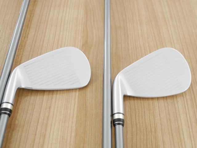 Iron set : PRGR : ชุดเหล็กกระเทย PRGR NEW Egg Forged (รุ่นปี 2020 ตีง่ายและไกลมากๆ เด้งสุดๆ COR 0.82) มีเหล็ก 6-Pw,Aw (6 ชิ้น) ก้านกราไฟต์ Flex SR (M40)