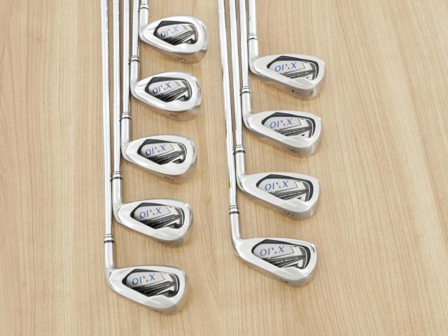 Iron set : XXIO : ชุดเหล็ก XXIO 7 (ตีง่ายมาก ไกล) มีเหล็ก 4-Pw,Aw,Sw (9 ชิ้น) ก้านเหล็ก NS Pro 920 Flex S