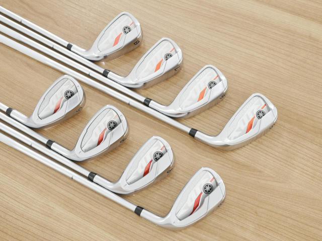 Iron set : Yamaha : ชุดเหล็ก Yamaha RMX 218 (ปี 2019 หน้าเด้ง ตีไกลมาก) มีเหล็ก 5-Pw,Aw,Sw (8 ชิ้น) ก้านกราไฟต์ Mitsubishi FUBUKI AI II 50 Flex SR