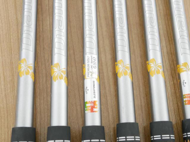 Iron set : Callaway : ชุดเหล็ก Callaway Mavrik (ปี 2020 ตีง่าย ไกลมากๆ) มีเหล็ก 6-Pw,Aw (6 ชิ้น) ก้านกราไฟต์ Mitsubishi Diamana 50 Flex S