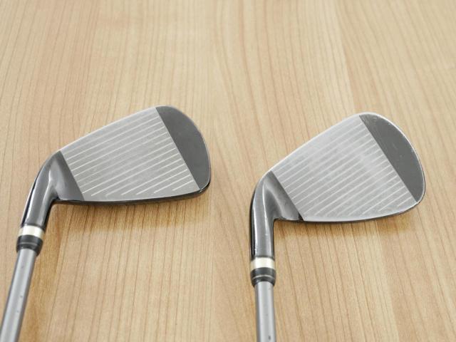 Iron set : PRGR : ชุดเหล็กกระเทย PRGR New Egg Iron (รุ่นปี 2017 ตีง่ายและไกลมาก) มีเหล็ก 7-Pw,Aw,As (6 ชิ้น) ก้านกราไฟต์ Flex R (M-37)