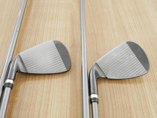 Iron set : PRGR : ชุดเหล็กกระเทย PRGR New Egg Iron (รุ่นปี 2017 ตีง่ายและไกลมาก) มีเหล็ก 7-Pw,Aw,As (6 ชิ้น) ก้านกราไฟต์ Flex R (M-37)