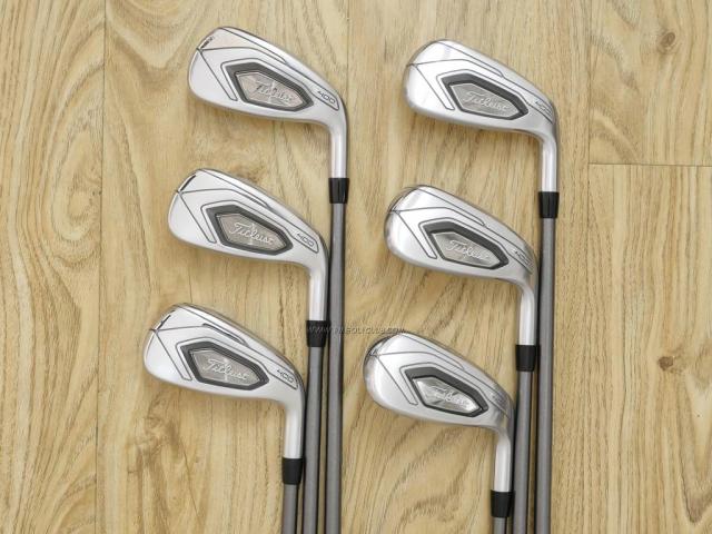 Iron set : Titleist : ชุดเหล็ก Titleist T400 (รุ่นล่าสุด ง่ายที่สุด ไกลที่สุด ออกปี 2020) มีเหล็ก 6-Pw,43 (6 ชิ้น) ก้านกราไฟต์ Mitsubishi TENSEI 50 Flex R