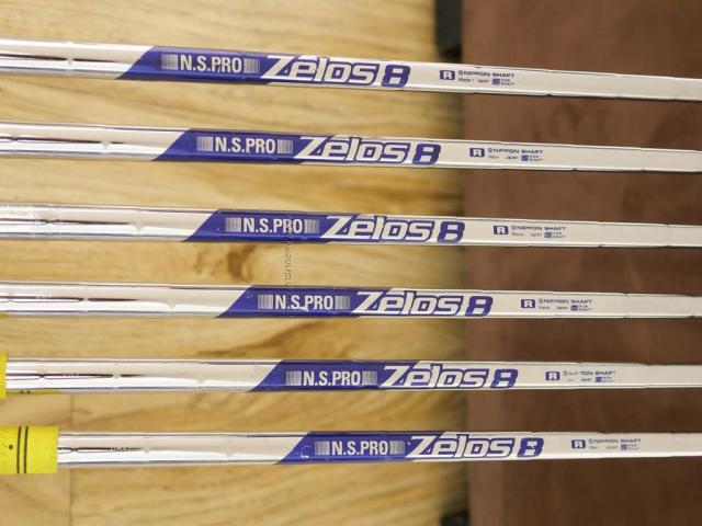 Iron set : Bridgestone : Bridgestone JGR Hybrid Forged (ตีไกลกว่าตัวอื่น 2 เบอร์) มีเหล็ก 6-P1,P2 (6 ชิ้น) ก้านเหล็ก NS Pro Zelos 8 Flex R