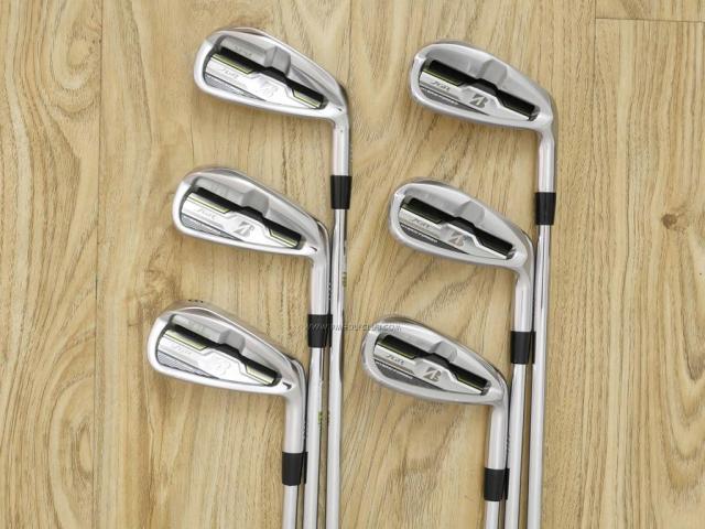 Iron set : Bridgestone : Bridgestone JGR Hybrid Forged (ตีไกลกว่าตัวอื่น 2 เบอร์) มีเหล็ก 6-P1,P2 (6 ชิ้น) ก้านเหล็ก NS Pro Zelos 8 Flex R