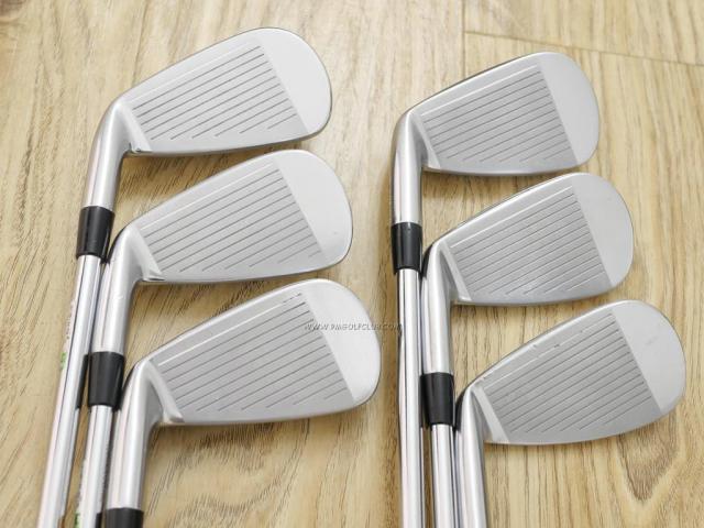 Iron set : Bridgestone : Bridgestone JGR Hybrid Forged (ตีไกลกว่าตัวอื่น 2 เบอร์) มีเหล็ก 6-P1,P2 (6 ชิ้น) ก้านเหล็ก NS Pro Zelos 8 Flex R