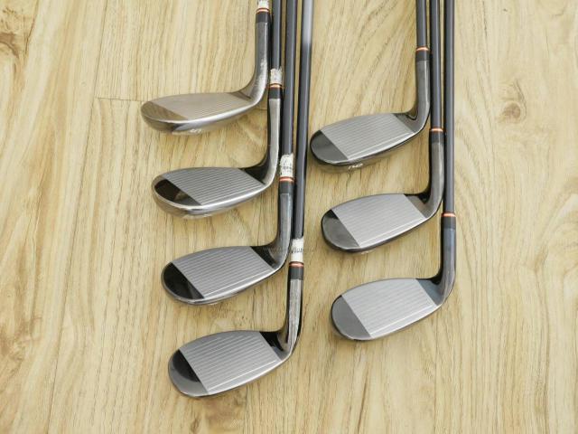 Iron set : Maruman : ชุดเหล็กกระเทย Maruman Shuttle i3000x มีเหล็ก 7-10,Pw,Aw,Sw (7 ชิ้น เทียบเท่า 6-Pw,Aw,Sw) ก้านกราไฟต์ Flex R 