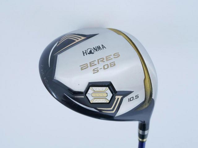 Driver : Honma : **ก้าน 3 ดาว** ไดรเวอร์ Honma Beres S-06 (ปี 2019) Loft 10.5 ก้าน ARMRQ X (52) Flex R (3 ดาว)