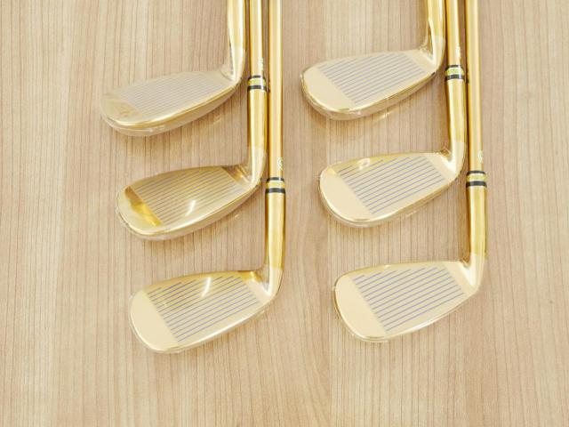 Iron set : Other Brand : **ของใหม่ ยังไม่แกะพลาสติก** ชุดเหล็ก Mutsumi Honma MH777 One Length (ใบใหญ่ ตีง่าย ไกล) มีเหล็ก 5-Pw (6 ชิ้น) ก้านกราไฟต์ Flex R