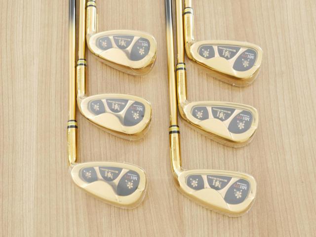 Iron set : Other Brand : **ของใหม่ ยังไม่แกะพลาสติก** ชุดเหล็ก Mutsumi Honma MH777 One Length (ใบใหญ่ ตีง่าย ไกล) มีเหล็ก 5-Pw (6 ชิ้น) ก้านกราไฟต์ Flex R