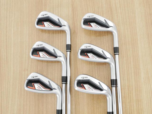Iron set : Honma : ชุดเหล็ก Honma Tour World GS (ออกปี 2021 ใบใหญ่ ตีง่าย ไกล) มีเหล็ก 6-11 (6 ชิ้น) ก้านเหล็ก NS Pro Zelos Flex S