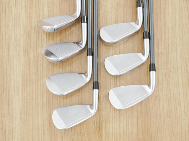 Iron set : Yamaha : ชุดเหล็ก Yamaha Inpres DriveStar Type D (รุ่นล่าสุด ออกปี 2024 ตีไกลที่สุด ไกลกว่าเหล็กทั่วไป 2 เบอร์ หน้าเด้งมากๆ) มีเหล็ก 7-Pw,Aw,As,Sw (7 ชิ้น) ก้านกราไฟต์ Fujikura Speeder NX M-425i Flex SR