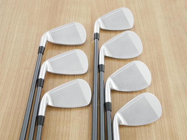 Iron set : Yamaha : ชุดเหล็ก Yamaha Inpres DriveStar Type D (รุ่นล่าสุด ออกปี 2024 ตีไกลที่สุด ไกลกว่าเหล็กทั่วไป 2 เบอร์ หน้าเด้งมากๆ) มีเหล็ก 7-Pw,Aw,As,Sw (7 ชิ้น) ก้านกราไฟต์ Fujikura Speeder NX M-425i Flex SR