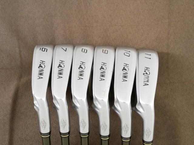 Iron set : Honma : Honma Beres MG703 (หน้าเด้ง) มีเหล็ก 6-11 (6 ชิ้น เทียบเท่า 5-Pw) ก้าน ARMRQ UD49 Flex S (2 ดาว)