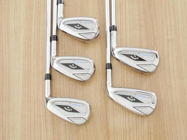 Iron set : Callaway : ชุดเหล็ก Callaway Paradym Ai Smoke HL (ออกปี 2024 ตีง่ายมาก ไกล Japan Spec.) มีเหล็ก 6-Pw (5 ชิ้น) ก้านเหล็ก NS Pro ZELOS 7 Flex R