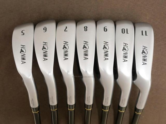 Iron set : Honma : ชุดเหล็ก Honma AMAZING Spec (หน้าเด้ง โกงองศาสุดๆ ไกลที่สุด) มีเหล็ก 5-11 (7 ชิ้น ระยะเทียบเท่า 4-Pw) ก้านกราไฟต์ Flex R