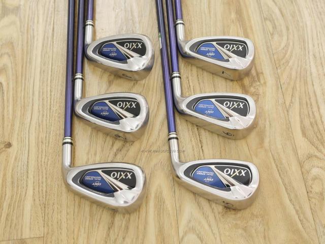 Iron set : XXIO : ชุดเหล็ก XXIO 8 (ใบใหญ่ ตีง่าย ไกล) มีเหล็ก 5-Pw (6 ชิ้น) ก้านกราไฟต์ MP-800 Flex S