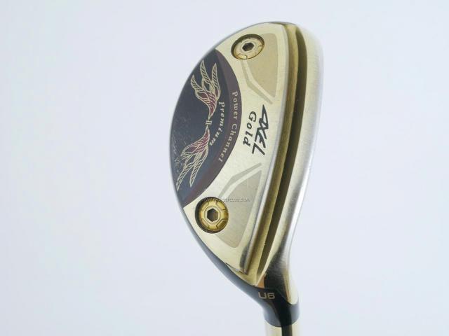 Fairway Wood : Tsuruya : ไม้กระเทย Tsuruya AXEL Gold Premium II (รุ่นท๊อปสุด หายากมาก) Loft 23 Flex R