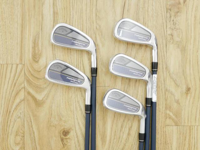 Iron set : Callaway : **ของใหม่ ยังไม่แกะพลาสติก** ชุดเหล็ก Callaway Paradym Max Fast (รุ่นล่าสุด ออกปี 2023 ตีง่ายสุด ไกลสุดของ Callaway Japan Spec.) มีเหล็ก 6-Pw (5 ชิ้น) ก้านกราไฟต์ Fujikura Speeder NX 40 Flex R