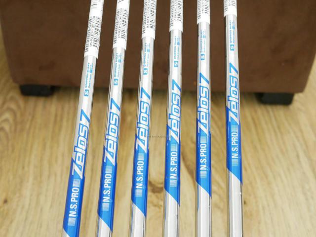 Iron set : Honma : **ของใหม่ ยังไม่แกะพลาสติก** ชุดเหล็ก Honma LB-808 EP (หน้าเด้ง) มีเหล็ก 5-10 (6 ชิ้น) ก้านเหล็ก NS Pro Zelos 7 Flex S