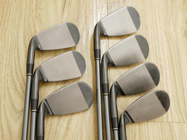 Iron set : Tsuruya : ชุดเหล็ก Tsuruya AXEL Gold Premium III (ออกปี 2019 ของใหม่ 6 หมื่นกว่าบาท หน้าเด้งสุดๆ ไกลสุดๆๆ) มีเหล็ก 7-Pw,Aw,As,Sw (7 ชิ้น) ก้านกราไฟต์ Flex R