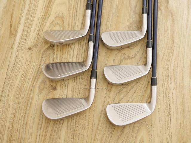 Iron set : Tourstage : ชุดเหล็ก Tourstage VIQ (Titanium) มีเหล็ก 5-Pw (6 ชิ้น) ก้านกราไฟต์ Flex R