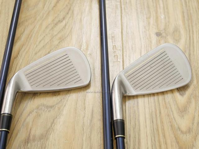 Iron set : Tourstage : ชุดเหล็ก Tourstage VIQ (Titanium) มีเหล็ก 5-Pw (6 ชิ้น) ก้านกราไฟต์ Flex R