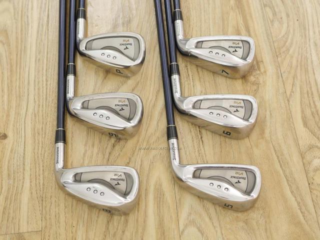 Iron set : Tourstage : ชุดเหล็ก Tourstage VIQ (Titanium) มีเหล็ก 5-Pw (6 ชิ้น) ก้านกราไฟต์ Flex R
