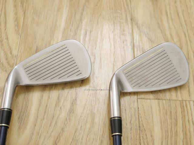 Iron set : Tourstage : ชุดเหล็ก Tourstage VIQ (Titanium) มีเหล็ก 5-Pw (6 ชิ้น) ก้านกราไฟต์ Flex R