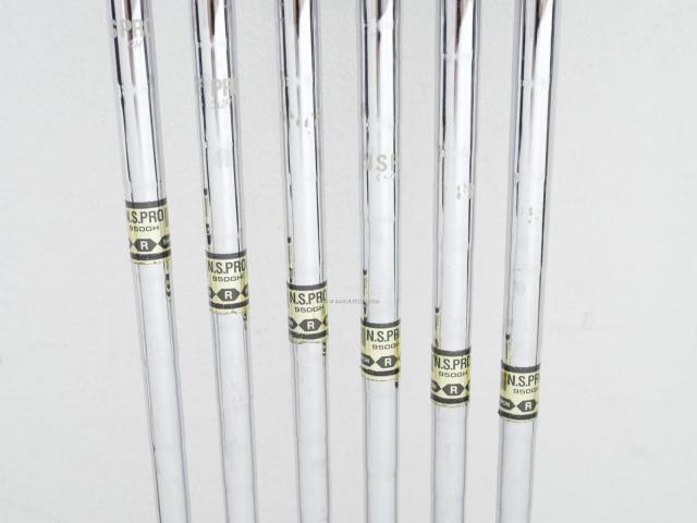 Iron set : Mizuno : ชุดเหล็ก Mizuno JPX 919 Hot Metal (ออกปี 2019 ตัวท๊อป ใบใหญ่ ไกล หน้าเด้ง) มีเหล็ก 5-Pw (6 ชิ้น) ก้านเหล็ก NS Pro 950 Flex R