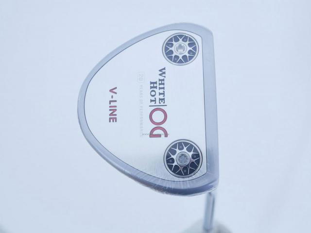 Putter : All : **ของใหม่ ยังไม่แกะพลาสติก** พัตเตอร์ Odyssey White Hot OG V-Line ก้าน Stroke LAB ยาว 34 นิ้ว