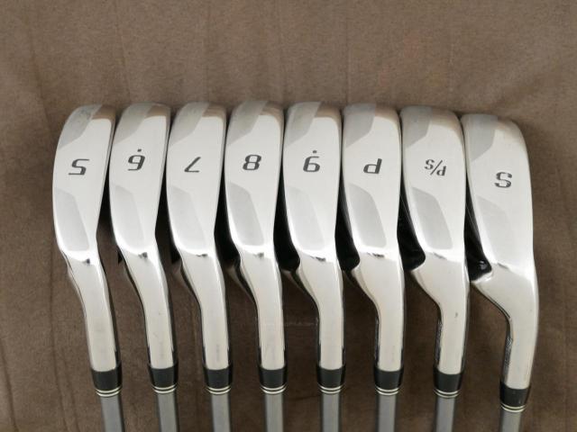 Iron set : Tourstage : ชุดเหล็ก Tourstage VIQ มีเหล็ก 5-Pw,Aw,Sw (8 ชิ้น) ก้านกราไฟต์ Flex R