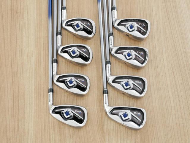 Iron set : Tourstage : ชุดเหล็ก Tourstage VIQ มีเหล็ก 5-Pw,Aw,Sw (8 ชิ้น) ก้านกราไฟต์ Flex R