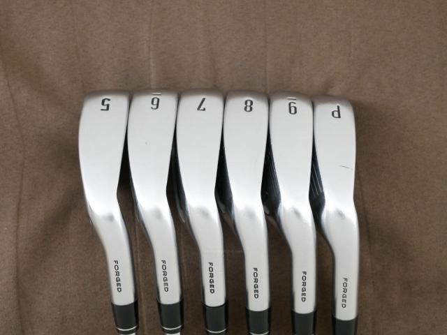 Iron set : Callaway : ชุดเหล็ก Callaway APEX DCB Forged (ปี 2022) มีเหล็ก 5-Pw (6 ชิ้น) ก้านเหล็ก NS Pro ZELOS 7 Flex S