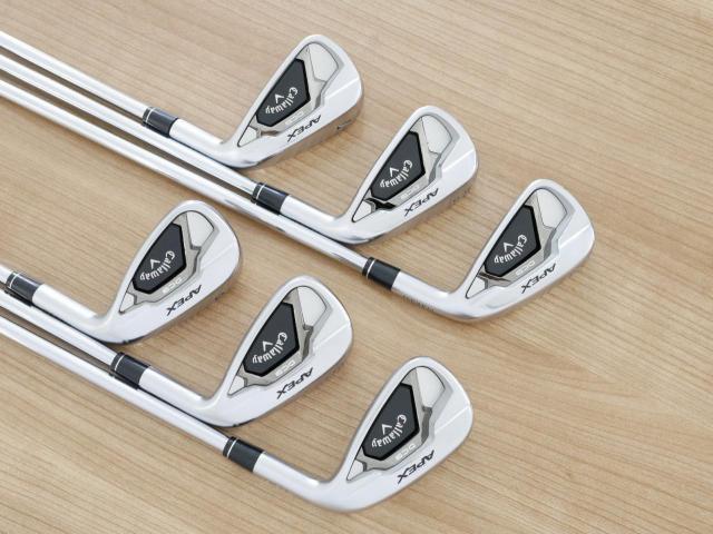 Iron set : Callaway : ชุดเหล็ก Callaway APEX DCB Forged (ปี 2022) มีเหล็ก 5-Pw (6 ชิ้น) ก้านเหล็ก NS Pro ZELOS 7 Flex S