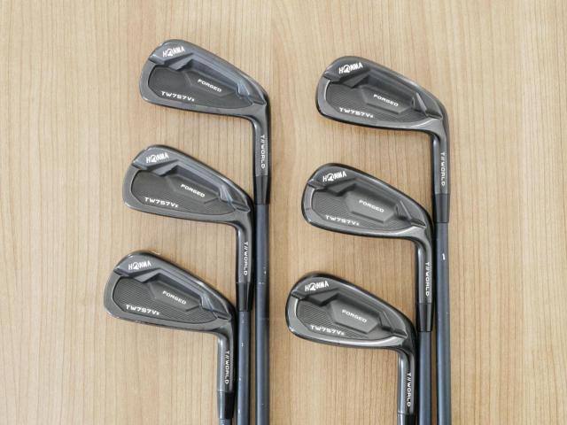 Iron set : Honma : ชุดเหล็ก Honma Tour World TW757VX Black Edition Forged (ออกปี 2022 หายาก) มีเหล็ก 5-Pw (6 ชิ้น) ก้านเหล็ก NS Pro MODUS 105 Black Flex S