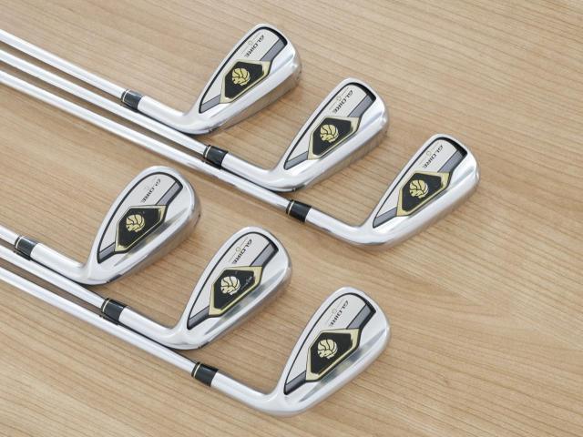 Iron set : Taylormade : ชุดเหล็ก Taylormade Gloire G (รุ่นท๊อปสุด ตีไกลมากๆ เหล็ก 7 Loft 26.5 หน้าเด้ง) มีเหล็ก 6-Pw,Aw (6 ชิ้น) ก้านเหล็ก NS Pro 830 Flex R