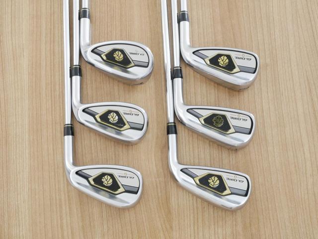 Iron set : Taylormade : ชุดเหล็ก Taylormade Gloire G (รุ่นท๊อปสุด ตีไกลมากๆ เหล็ก 7 Loft 26.5 หน้าเด้ง) มีเหล็ก 6-Pw,Aw (6 ชิ้น) ก้านเหล็ก NS Pro 830 Flex R