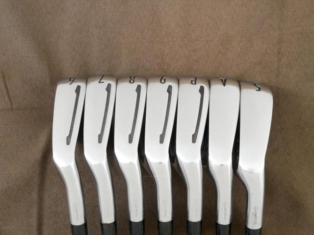 Iron set : Taylormade : ชุดเหล็ก Taylormade Gloire F2 Forged (รุ่นท๊อปสุด Japan Spec. ออกปี 2017) มีเหล็ก 6-Pw,Aw,Sw (7 ชิ้น) ก้านเหล็ก NS Pro 930 Flex S