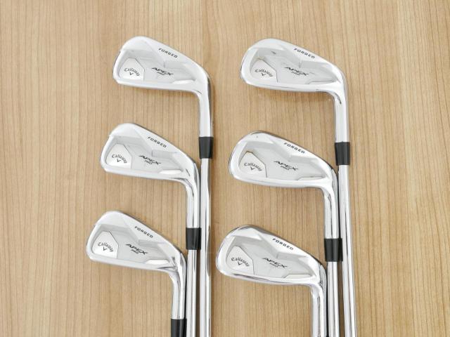Iron set : Callaway : ชุดเหล็ก Callaway APEX Pro Forged (ออกปี 2019) มีเหล็ก 5-Pw (6 ชิ้น) ก้านเหล็ก NS Pro Modus 120 Flex S