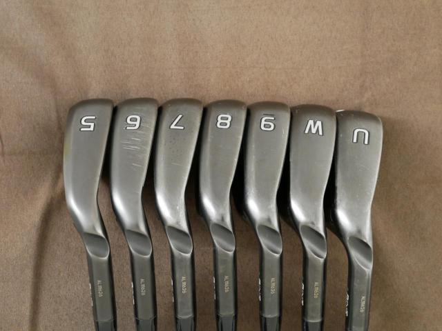 Iron set : Ping : ชุดเหล็ก Ping G710 (ปี 2021 Japan Spec. ใบใหญ่ ง่ายที่สุด ไกลที่สุดของ Ping) มีเหล็ก 5-Pw,Aw (7 ชิ้น) ก้านเหล็ก NS Pro Modus 105 Flex S