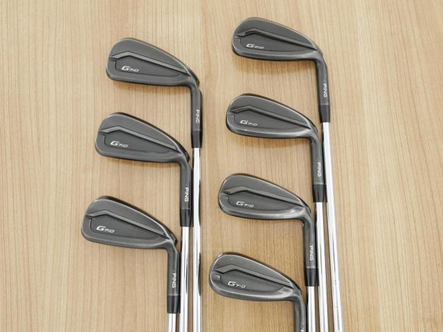 Iron set : Ping : ชุดเหล็ก Ping G710 (ปี 2021 Japan Spec. ใบใหญ่ ง่ายที่สุด ไกลที่สุดของ Ping) มีเหล็ก 5-Pw,Aw (7 ชิ้น) ก้านเหล็ก NS Pro Modus 105 Flex S