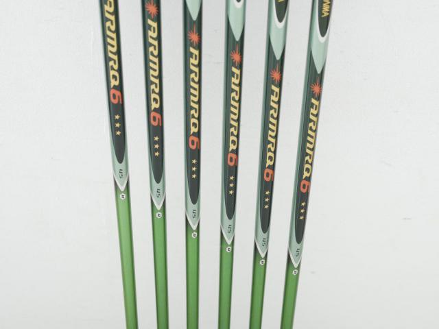 Iron set : Honma : **ก้าน 3 ดาว** ชุดเหล็ก Honma Beres IE-01 (ใบใหญ่ ลอยง่าย เหมาะกับซีเนียร์) มีเหล็ก 5-10 (6 ชิ้น) ก้าน ARMRQ 6 (45) Flex R (3 ดาว)