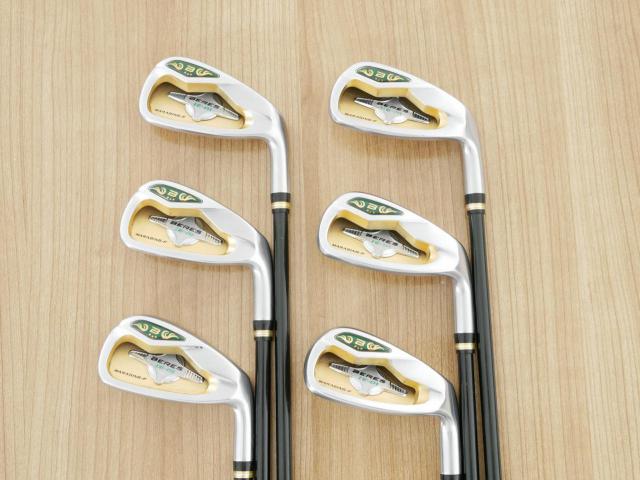 Iron set : Honma : **ก้าน 3 ดาว** ชุดเหล็ก Honma Beres IE-01 (ใบใหญ่ ลอยง่าย เหมาะกับซีเนียร์) มีเหล็ก 5-10 (6 ชิ้น) ก้าน ARMRQ 6 (45) Flex R (3 ดาว)