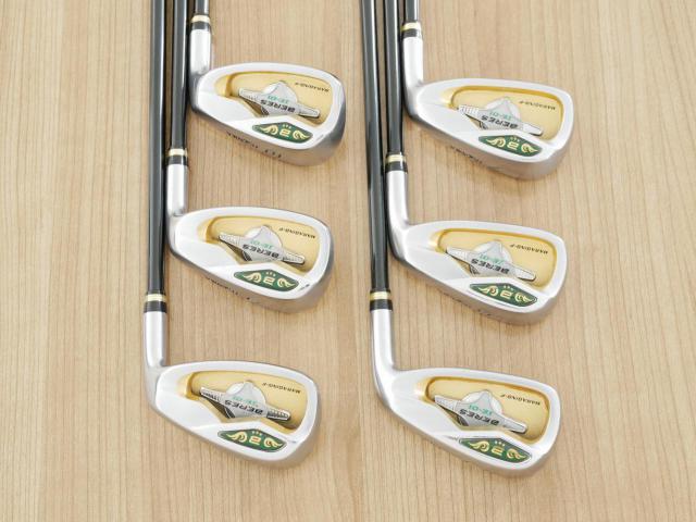 Iron set : Honma : **ก้าน 3 ดาว** ชุดเหล็ก Honma Beres IE-01 (ใบใหญ่ ลอยง่าย เหมาะกับซีเนียร์) มีเหล็ก 5-10 (6 ชิ้น) ก้าน ARMRQ 6 (45) Flex R (3 ดาว)