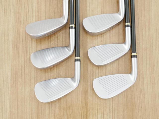 Iron set : Honma : **ก้าน 3 ดาว** ชุดเหล็ก Honma Beres IE-01 (ใบใหญ่ ลอยง่าย เหมาะกับซีเนียร์) มีเหล็ก 5-10 (6 ชิ้น) ก้าน ARMRQ 6 (45) Flex R (3 ดาว)
