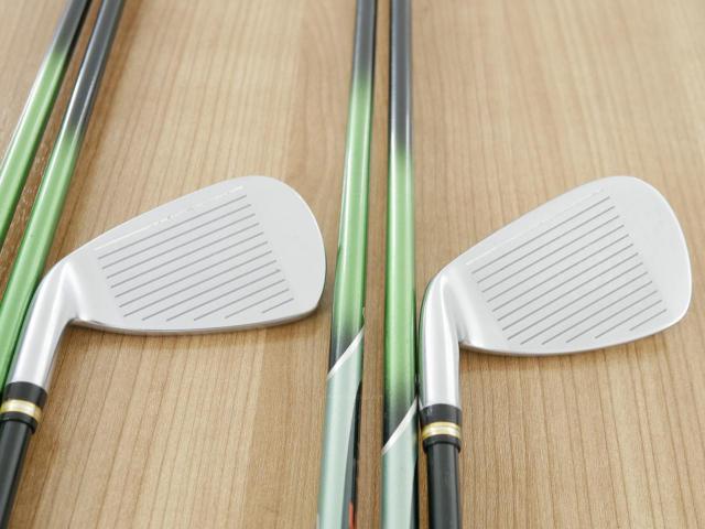 Iron set : Honma : **ก้าน 3 ดาว** ชุดเหล็ก Honma Beres IE-01 (ใบใหญ่ ลอยง่าย เหมาะกับซีเนียร์) มีเหล็ก 5-10 (6 ชิ้น) ก้าน ARMRQ 6 (45) Flex R (3 ดาว)